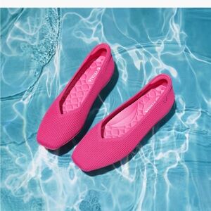 VIVAIA Pink Knit Flats